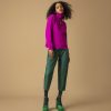 Moutaki Slouchy Leather Like Pants Green