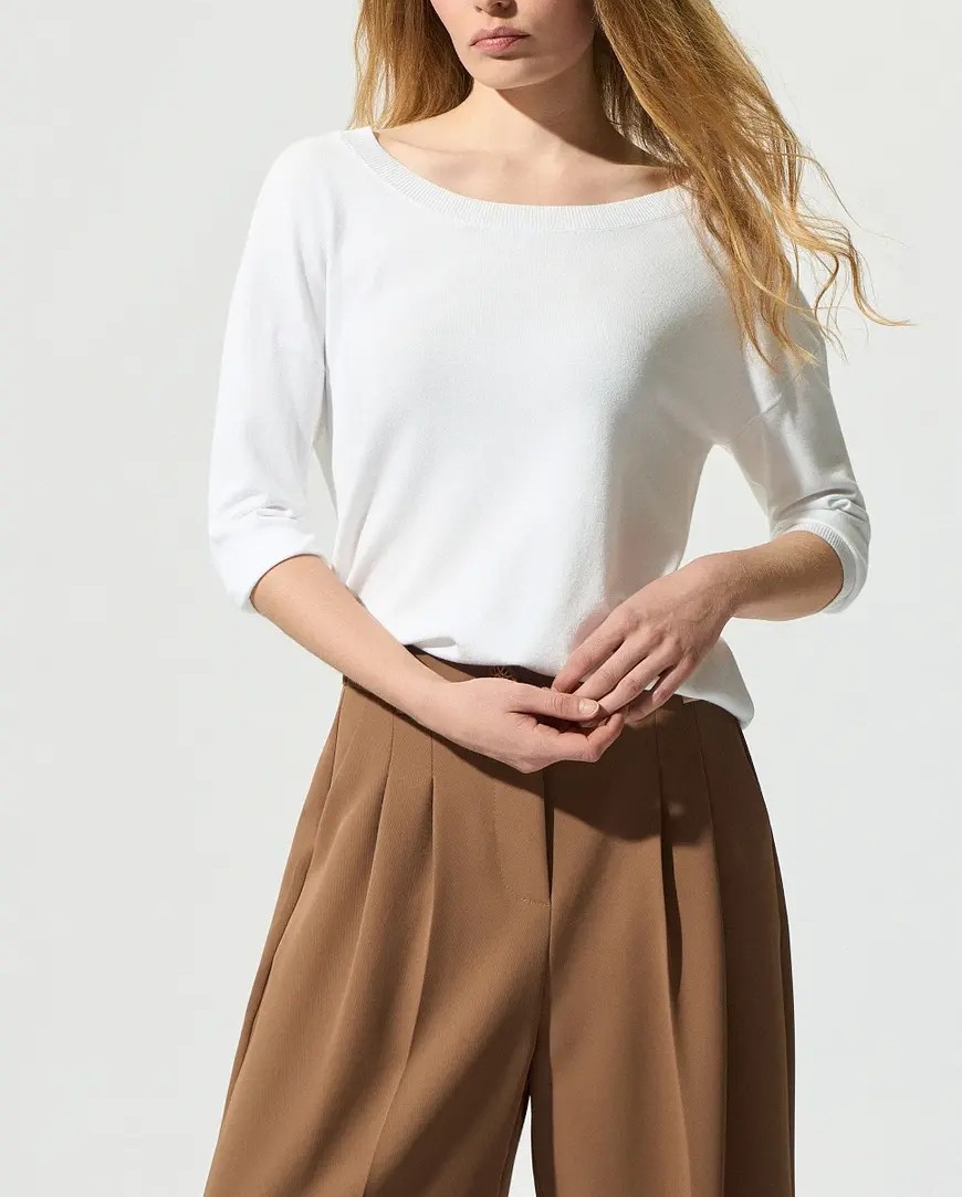 BSB Πουλόβερ με Mανίκια 34 Λευκό (2)